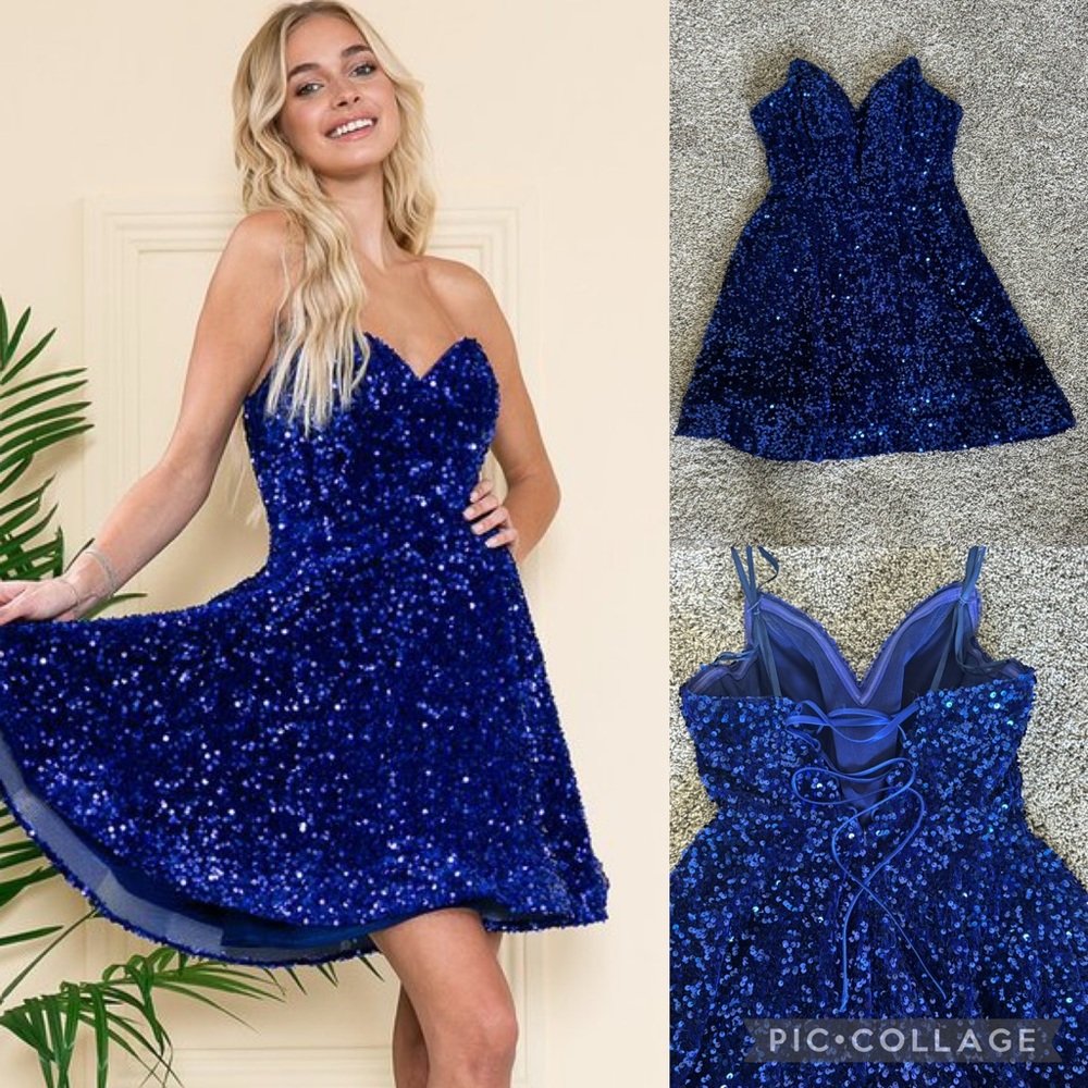 Couture Strapless Mini Dress